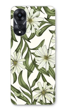 White flower pattern