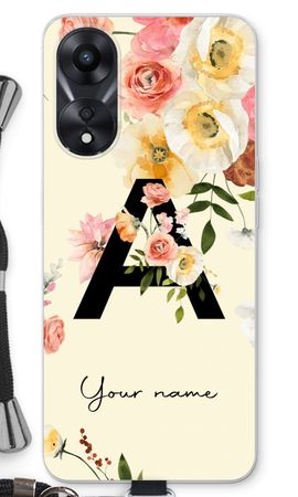 Flirty Flowers Monogram