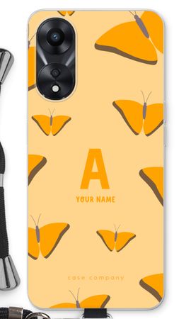 Amber Butterflies Monogram