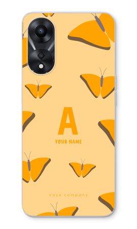 Amber Butterflies Monogram