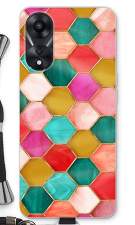 Hexagons in stained glass