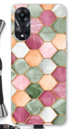 Hexagons in stained glass