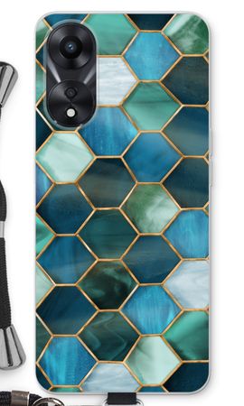 Hexagons in stained glass