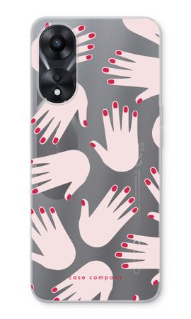 Hands pink