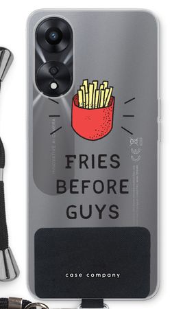 Fries before guys