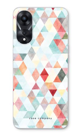 Coloured triangles pastel