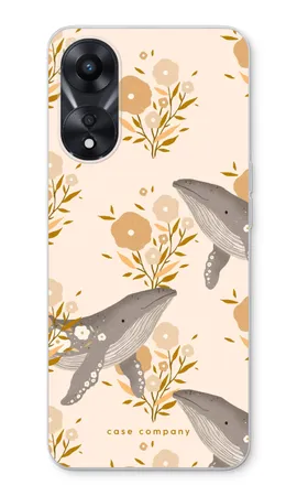 Floral Whales, Mehki ovitek Oppo A78 5G