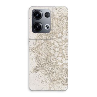 Goldenes Boho-Mandala