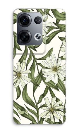 White flower pattern