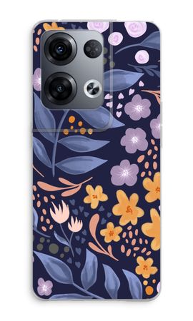 Flowers with blue leaves