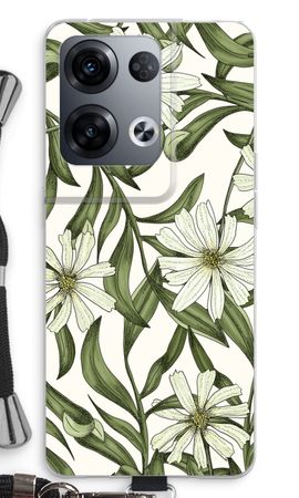 White flower pattern