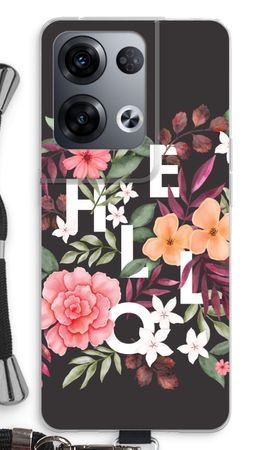 Hello in flowers