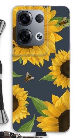 Sunflower and bees