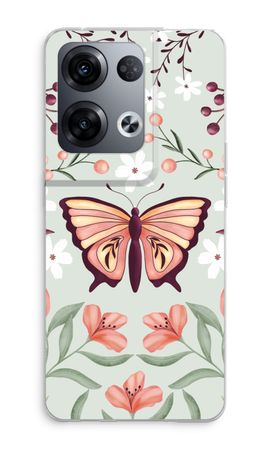 Butterfly in a floral world