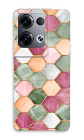 Hexagons in stained glass