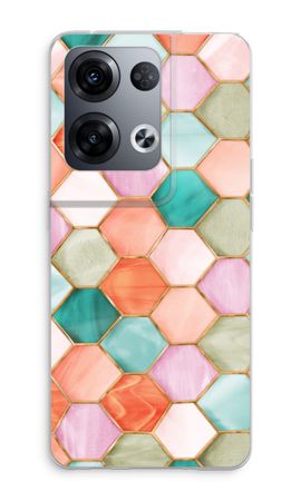 Hexagons in stained glass