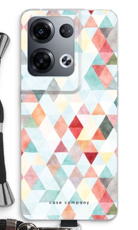 Coloured triangles pastel