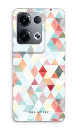 Coloured triangles pastel