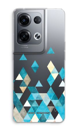 Coloured triangles blue