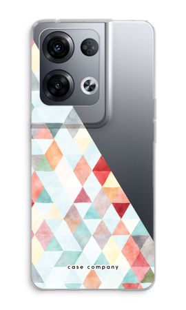 Coloured triangles pastel