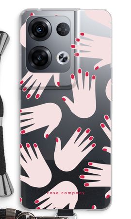 Hands pink