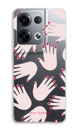 Hands pink