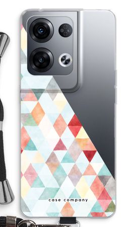 Coloured triangles pastel