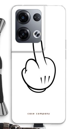 Middle finger white