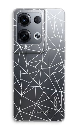 Geometric lines white