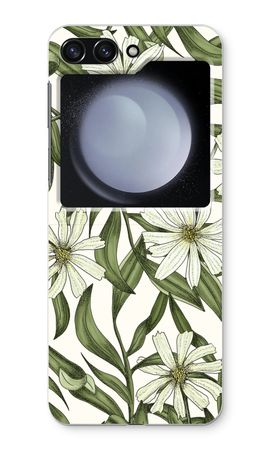 White flower pattern