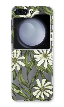 White flower pattern