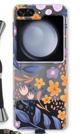 Flowers with blue leaves