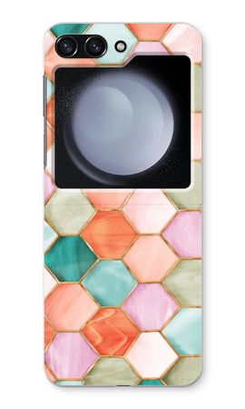 Hexagons in stained glass