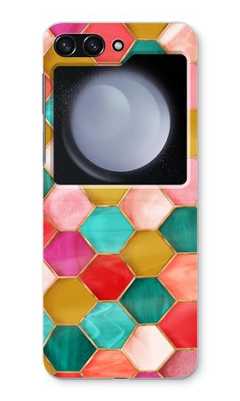 Hexagons in stained glass