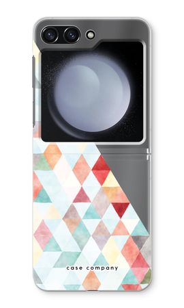 Coloured triangles pastel