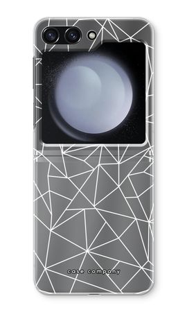 Geometric lines white