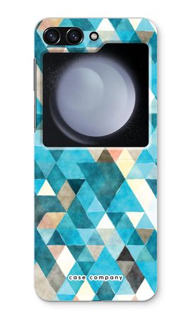 Coloured triangles blue