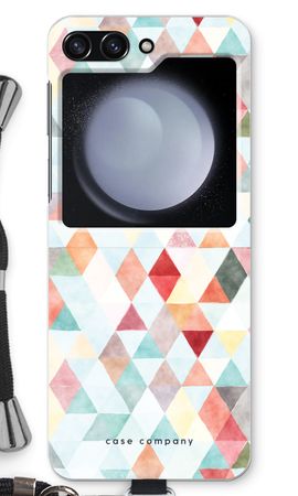 Gekleurde driehoekjes pastel