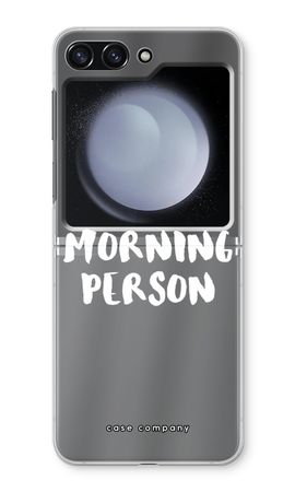 Morning person