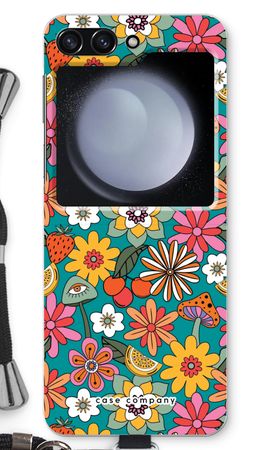 Retro Flowers N°2 - Blue