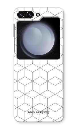 Cubes black and white