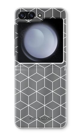 Cubes black and white