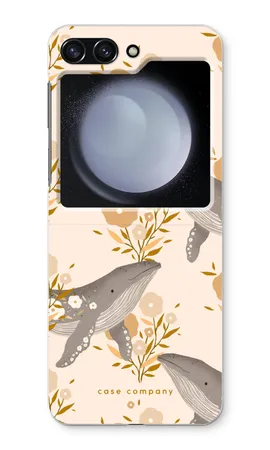 Floral Whales, Mäkké puzdro Samsung Galaxy Z Flip5