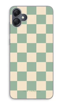 Checkered Mint, Samsung Galaxy A05 soft hoesje