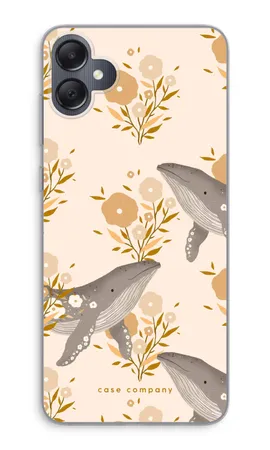 Floral Whales, Mек кейс Samsung Galaxy A05