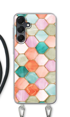 Hexagons in stained glass