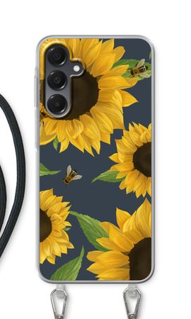 Sunflower and bees