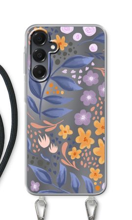 Flowers with blue leaves