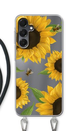 Sunflower and bees