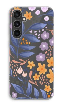 Flowers with blue leaves